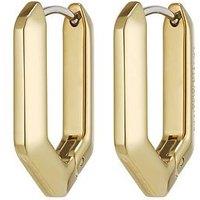 Olivia Burton Gold Ip Honeycomb Geo Hoop Earrings