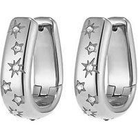 Olivia Burton Stainless Steel Celestial Wide Hoop Earrings