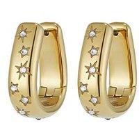 Olivia Burton Gold Ip Celestial Wide Hoop Earrings