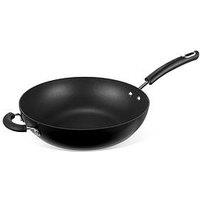 Circulon Total Hard Anodised Stirfry With Helper Handle, 30Cm