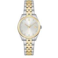 Lacoste Tuilerie Two Tone Stainless Steel And Gold Bracelet Watch