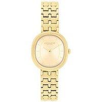 Coach Ladies Harlow Gold Plated Bracelet Watch