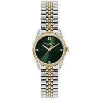 Olivia Burton 25Mm Highbury Green Sunray Two Tone Watch