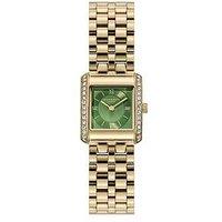 Olivia Burton 21Mm Berkley Green Square Watch