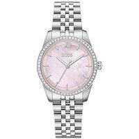 Boss Graceful Stainless Steel Pink Dial Watch