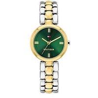 Tommy Hilfiger Two Toned Stainless Steel And Gold Bracelet Watch