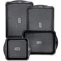 Prestige Aerolift 4Pce Set (Roast & Bake Tray, 2 X Large Oven Trays, Sq Cake Tin)