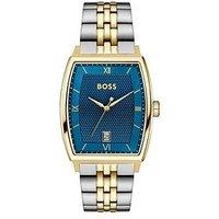 Boss Gents Boss Principle Ark Two Tone Stainless Steel And Gold Ip Watch