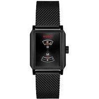 Hugo Steeze Undercover Black Pvd Mesh Bracelet Watch