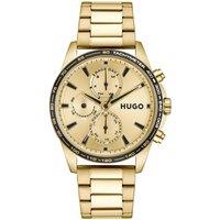Hugo Gents Hugo #Drift Gold Ip Multifunction Watch