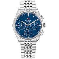 Tommy Hilfiger Men'S Blue Dial Stainless Steel Watch