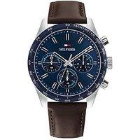 Tommy Hilfiger Men'S Brown Leather Strap Watch