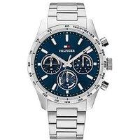 Tommy Hilfiger Men'S Blue Dial Stainless Steel Watch