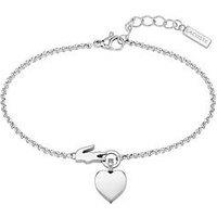Lacoste Love My Croc Stainless Steel Heart Bracelet