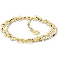 Tommy Hilfiger Gold Layered Bracelet