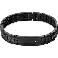 Tommy Hilfiger Men'S Th-Oxford Black Ip Bracelet
