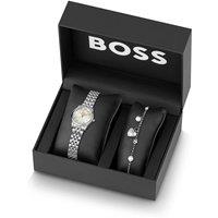 Boss Giftset Graceful Mina Stainless Steel Watch And Bracelet
