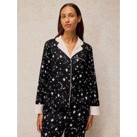 White Stuff Womens Nina Pj Shirt - Black