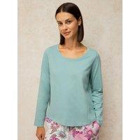 White Stuff Womens Eva Jersey Pj Top - Blue