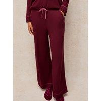 White Stuff Womens Cosy Drawcord Pyjama Bottoms - Red