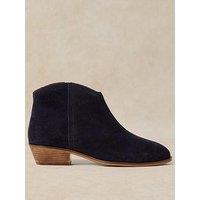 White Stuff Mae Suede Ankle Boot - Navy