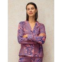 White Stuff White Stuff Womens Nina Button-Through Revere Collar Pj Shirt - Pink