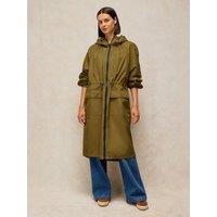 White Stuff Womens Marielle Showerproof Coat - Green