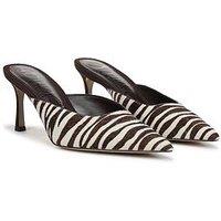 Sam Edelman Margeaux Slip On Heel Mule - Zebra