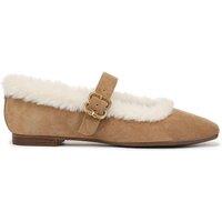 Sam Edelman Michaela Fur Lined Mary Jane Pump - Light Brown