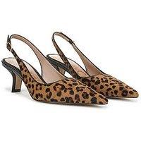 Sam Edelman Bianka Sling Back Heeled Pump - Leopard Print