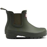 Hunter Womens Original Chelsea Boot - Green