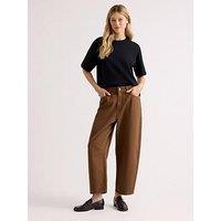 Albaray Women'S Barrel Leg Jeans - Brown