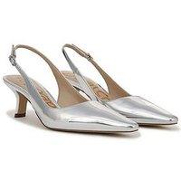 Sam Edelman Bianka Sling Back Heeled Pump - Silver