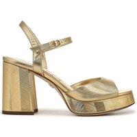 Sam Edelman Fleur Platform Strap Heel Sandal - Gold