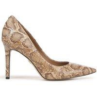 Sam Edelman Hazel Snake Print Heel Shoe - Beige