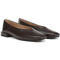 Sam Edelman Kasey Block Heel Square Toe Pump - Brown