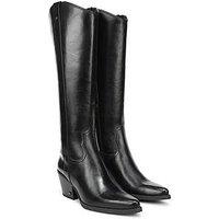 Sam Edelman Wyatt Knee High Cow Boy Boot - Black
