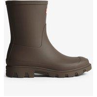 Hunter Unisex Downpour Short Wellington Boot - Brown