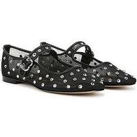 Sam Edelman Michaela Mesh Embellished Mary Jane Pump - Black