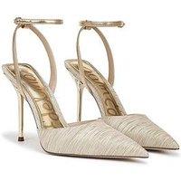 Sam Edelman Osha Ankle Strap Court Heel - Amber Gold