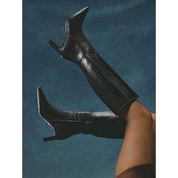 Sam Edelman Sylvia Knee High Leather Boot - Black