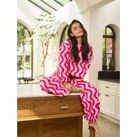 Jim Jam The Label Pink Textured Lounge Set - Pink