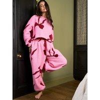 Jim Jam The Label Borg Bow Lounge Set - Pink