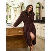 Jim Jam The Label Lux Borg Dressing Gown - Chocolate