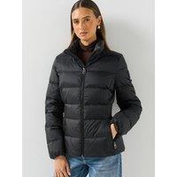Belstaff Womens Calgary Down Funnel Neck Padded Jacket - Black