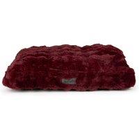 Scruffs Festive Fur Mattress - Burgundy - Medium