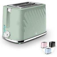 Swan Windsor 2 Slice Toaster With 7 Browning Levels, 900W, Sage Green