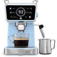 Swan Retro Pump Espresso 1-5-Litre & Digital Coffee Machine - Blue