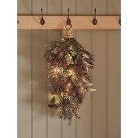 Lights4Fun Pre Lit Autumn Winter Bough