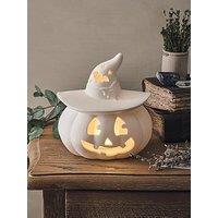 Lights4Fun Ceramic Halloween Pumpkin